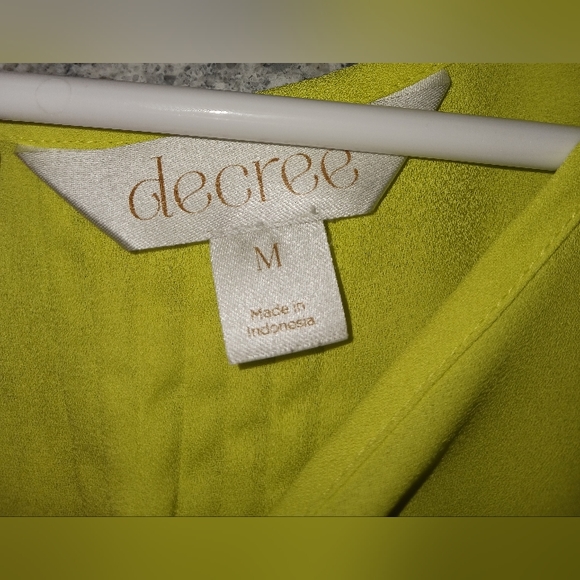 👚Decree bright yellow blouse medium - Picture 14 of 14